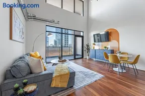 King and Queen 2-Story Loft with 2 Ensuite Baths and Private Balcony at Atlantic Station - Image 2