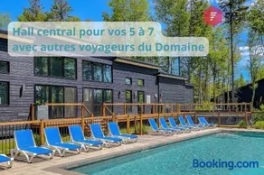 La Perle Bleue - Chalet Spa privé Accès piscine à Pont Rouge - près de Québec - Image 5