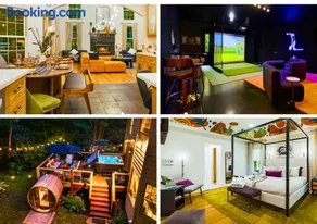 Luxury Escape! Golf Sim, Sauna, Hot Tub & Game Room Bliss - Image 1