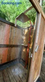 Cozy Woodland Bunkie Outdoor Shower WiFi - Image 1