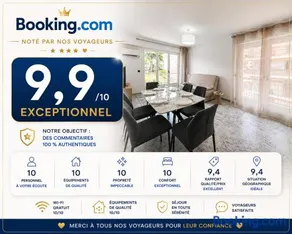 Appartement Familial T3 Terrasse, Clim & Parking Gratuit - Image 1