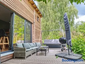 Tiny House mit Kaminofen & Terrasse direkt an Naturteichen - bis 5 Personen - Für Kurzentschlossene - Image 3