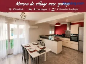 Maison avec garage climatisée à 10 min des plages 4 couchages - Image 1