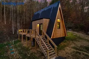 An Escape to the Forest, A Smoky Mountain A-Frame Cabin, Couple's Romantic Get-away! - Image 5