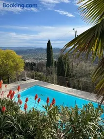 Villa La Baume 10 couchages, piscine, vue mer Le Tignet 06 - Image 3