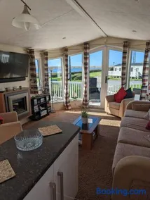 Lovely and Bright Caravan Haven Littlesea with views across the Fleet Lagoon - Image 1