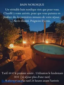 Domaine de la Mance - Maisonnette avec cheminée, bain nordique en supplément - Image 5