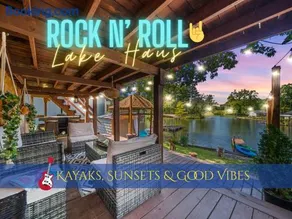 Rock N’ Roll Lake Haus | Lakefront, Kayaks, Decks - Image 1
