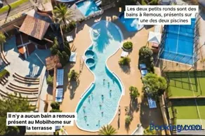 Mobil home 8 Personnes climatisé 3 chambres avec Piscines et Plage à pied à 500m à Canet-Plage - Image 1