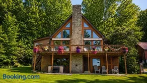 A-Frame Getaway with Hot tub, Sauna, Fire Pit & Pond - Station Camp Getaway - Image 1