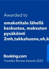 Omakotitalo rauhallisella sijainnilla lähellä keskustaa Maksuton pysäköinti ja puusauna - Image 2