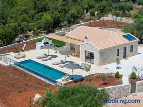 Fiscardo Luxury Stone Villa Amente, with sunset view! - Image 1