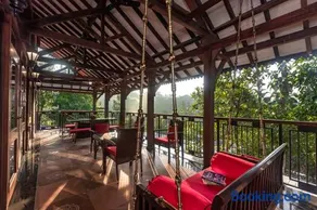 SaffronStays Vedika - 4BR riverfront pool villa with kaya king bullock ride & BBQ near Pinjal River, Vikramgad - Image 5