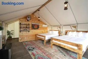 Glamping Tent #8 with AC Heat AC and Private Bath - Image 1