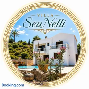SeaNelli Kalathos Villa Pool BBQ Sea View - Image 2