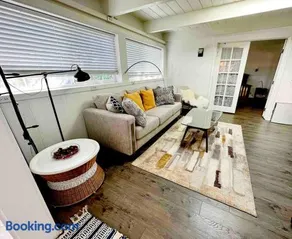 Charming Backyard Guest House with Koi Pond - Image 3
