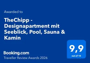 TheChipp - Designapartment mit Seeblick, Pool, Sauna & Kamin - Image 3
