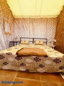 Kala Kutir Tent Stay near Taj Mahal King sized Bed - Image 2
