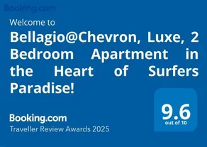 Bellagio@Chevron, Luxe, 2 Bedroom Apartment in the Heart of Surfers Paradise! - Image 3