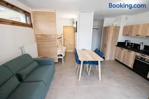 Dans résidence neuve LE SNOW ROC sur les pistes, grand studio cosy 5 pers avec terrasse panoramique, SAUNA, WIFI - Image 1