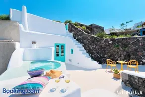 Traditional Cave Villas with Jacuzzi, Terrace and Sea view - Sando - Image 1