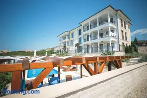 Beachfront apartment with pool, panoramic sea view - by Traveler tourist agency Krk - ID 2390 - Image 1