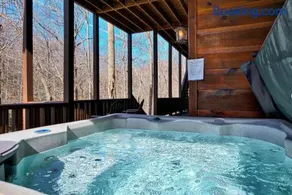 Creekside Luxury Vintage Mountain Cabin, King Bed, Spa, Fire Pit, Game Room, DogsOk - Image 4