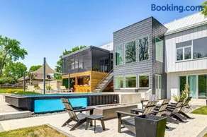 Modern Home with shipping Container Pool - Image 1