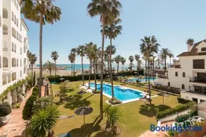 2233-Lovely 2 bedrooms on the beach, pool and port - Image 2