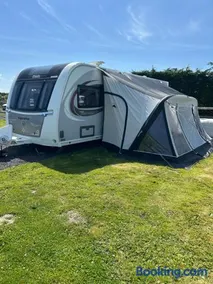 Dolafon farm luxury caravan stay - Image 1
