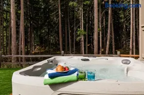 3BR Forest Cabin, Hot Tub, Game Room, Big Backyard - Image 2