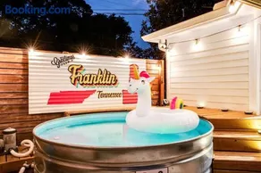 Brookwood Getaway Stock Tank Pool Outdoor Theater - Image 1