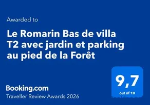 Le Romarin Bas de villa T2 avec jardin et parking au pied de la Forêt - Image 2