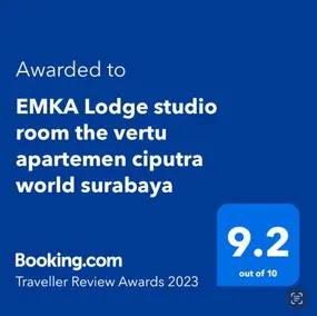 EMKA Lodge studio room the vertu apartemen ciputra world surabaya - Image 2