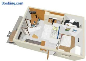 Joli appartement T2, Escale Les Airelles, rez de jardin proche lac - Image 4