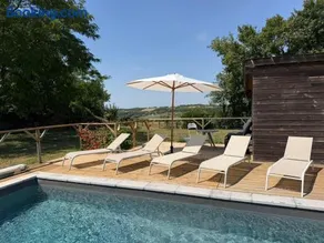 Maison en pierre avec jardin et piscine privée 8 personnes - Image 2