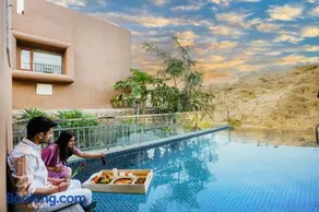 SaffronStays Moringa WishingTree - 3-BR villa near Nathdwara with pool, lawn and hillside views - Image 2