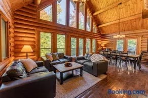 Private A-Frame Log Cabin near Tremblant With Hot tub Game Room - Image 1