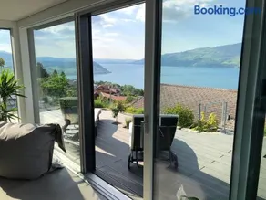 Moderne Unterkunft mit Panoramablick auf Thunersee - Image 1