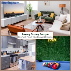 Disneyland Family Retreat I Sleeps 12, Game Room, Pool Table, King Bed & EV Access - Image 1