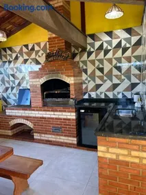 50 metros da praia,Ar condicionado na sala de estar e suíte, Área Gourmet - Image 1