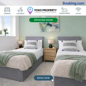 Detached House • Driveway Parking • Fast WiFi • Smart TV • Self-Check-In • Yoko Property - Image 1
