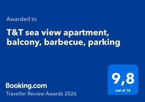 T&T sea view apartment, balcony, barbecue, parking - Image 2