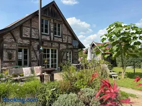 Fachwerkhaus am See mit Fass-Sauna im Münsterland - Image 2
