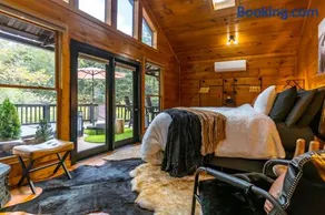 Lakeside Cabin with Private Island, Hot Tub and Sauna - Image 1
