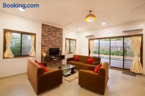 SaffronStays Dhyana - 3BR pet-friendly pool villa with Wi-Fi, indoor games and riverside trails in Wadas gated estate - Image 2