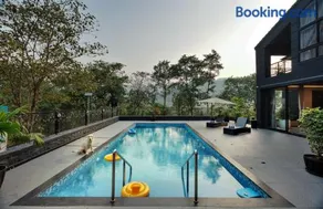 SaffronStays Earl Grey - 3BR pet-friendly pool villa with theatre, pool table, BBQ & glass balconies for open views - Image 4