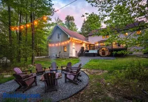 Lux Retreat with Indoor Swim Spa Game Lounge Theater Hot Tub Sauna - Image 1