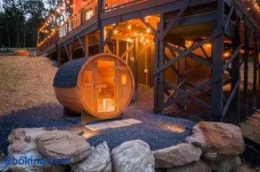 Luray Yurt - World's Largest Yurt - Sleeps 16, Hot Tub, Sauna, Pond - Image 2