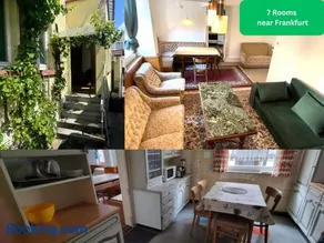 3 Floor XXL House, 7 Rooms, 2 Kitchen, 15 Minutes to Frankfurt, Washing Machine - Image 1